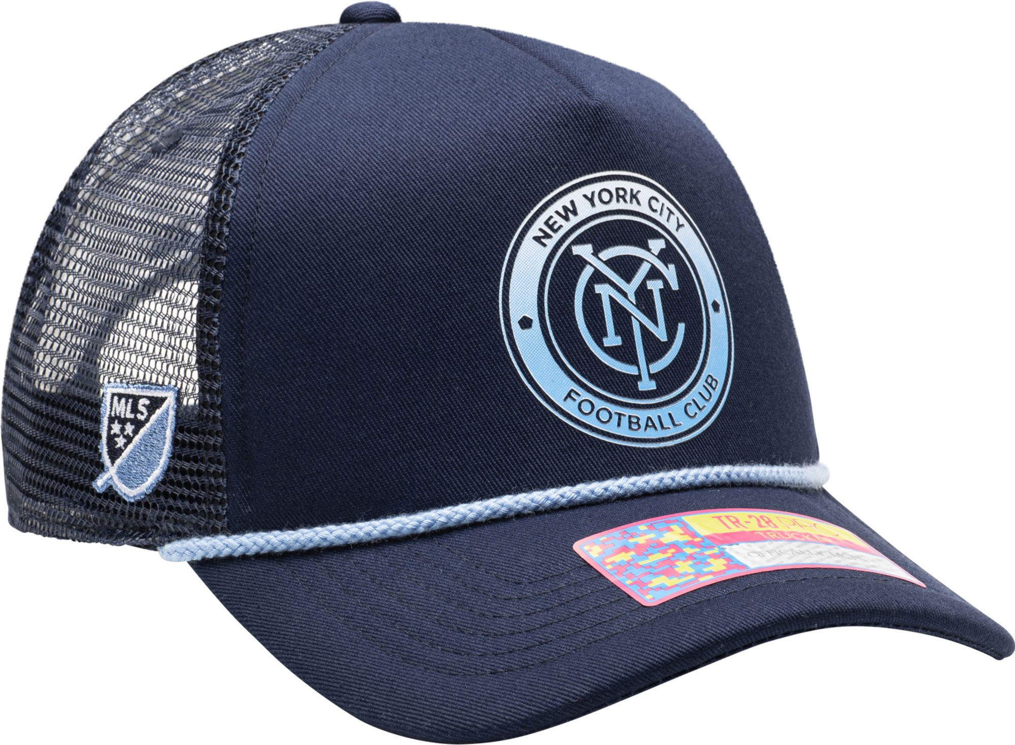 Fan Ink Adult New York City FC Atmosphere Navy Trucker Hat product image
