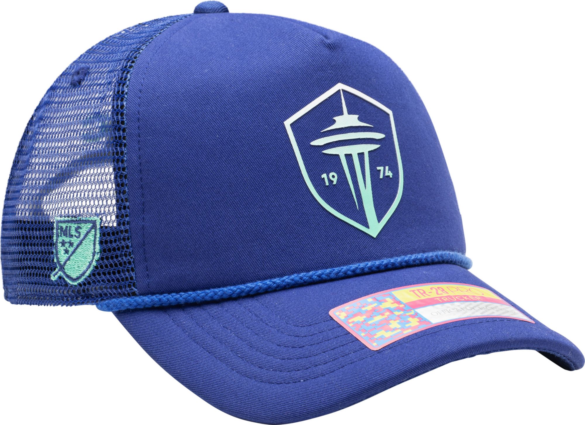 Fan Ink Adult Seattle Sounders Atmosphere Blue Trucker Hat product image