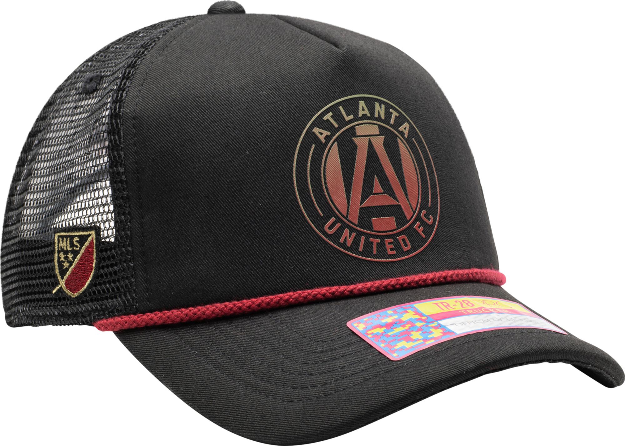 Fan Ink Adult Atlanta United Atmosphere Black Trucker Hat product image