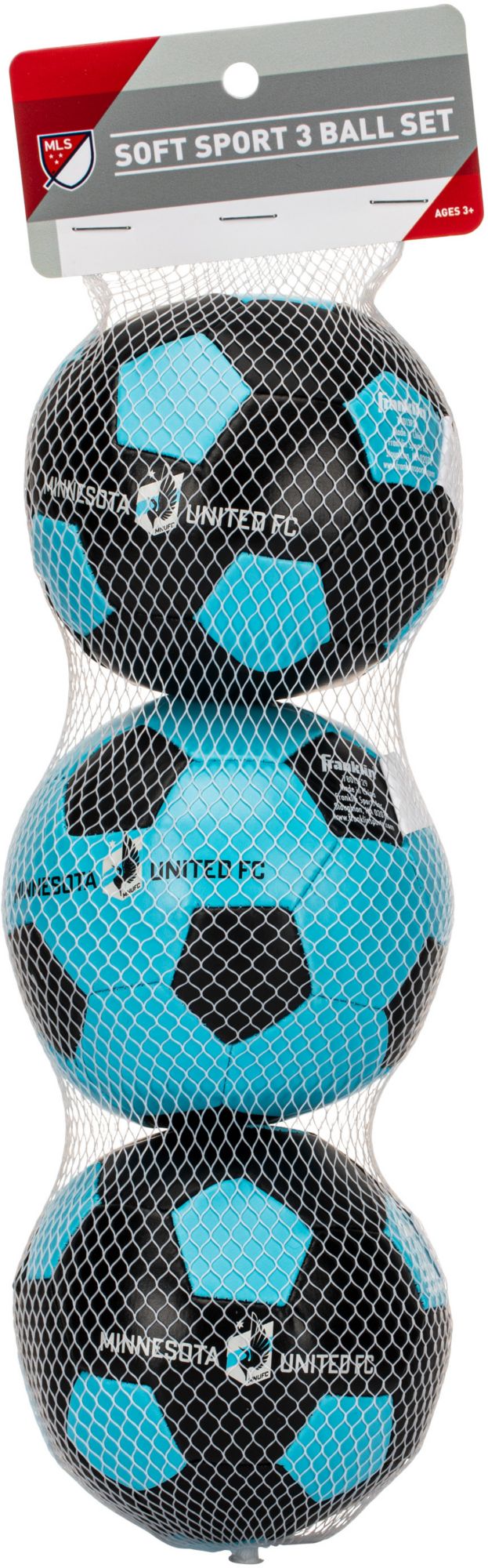 Franklin Minnesota United FC Soft Soccer Ball 3-Pack product image
