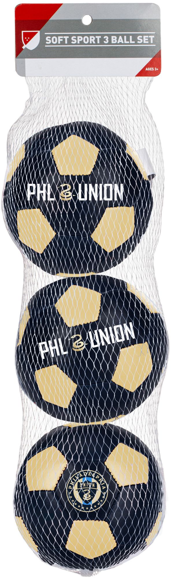 Franklin Philadelphia Union Soft Soccer Ball 3-Pack product image