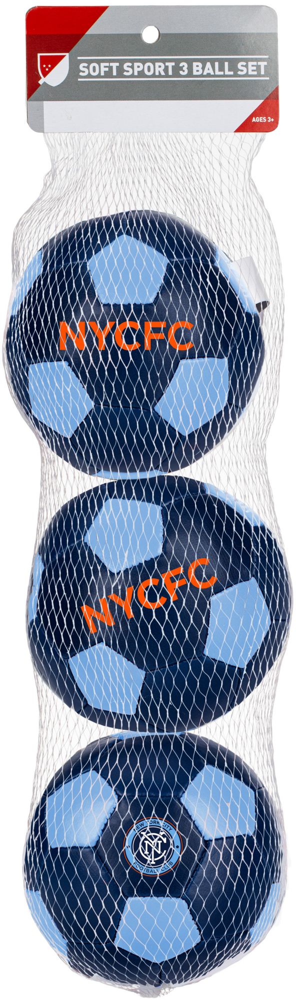 Franklin New York City FC Soft Soccer Ball 3-Pack product image