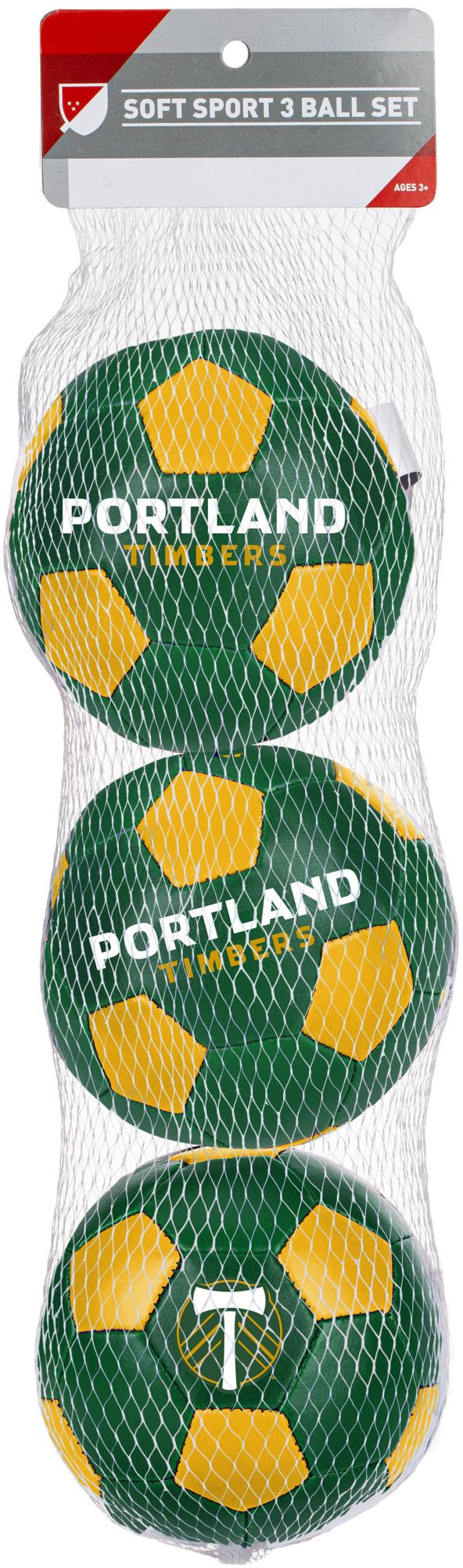 Franklin Portland Timbers Soft Soccer Ball 3-Pack product image