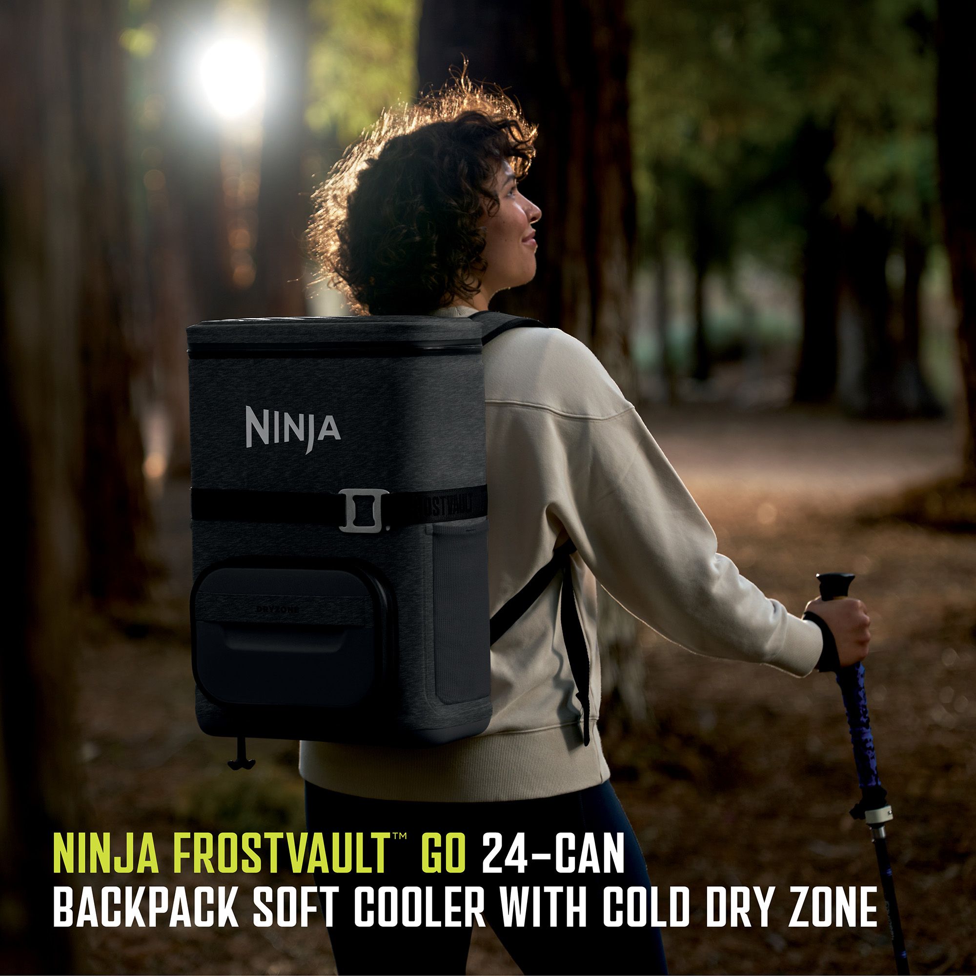 Ninja Outdoor FrostVault Go 24-Can Backpack Soft Cooler with Cold Dry Zone product image