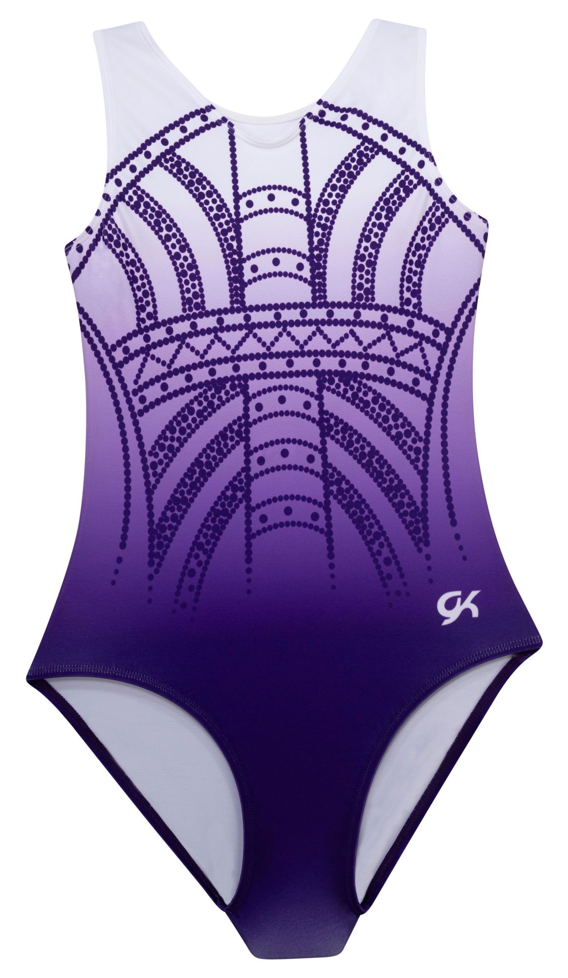GK Elite Girls' LSU Tigers Purple Tank Leotard product image