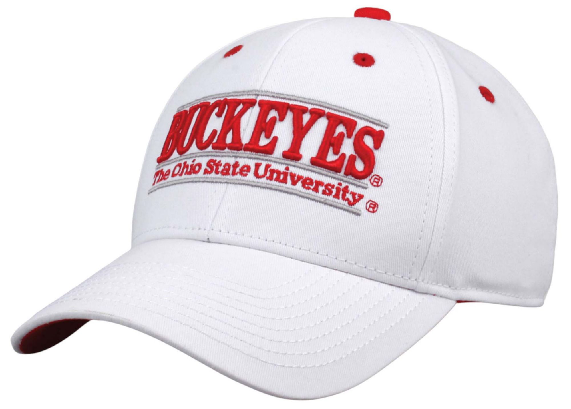 The Game Men's Ohio State Buckeyes White Nickname Adjustable Hat product image