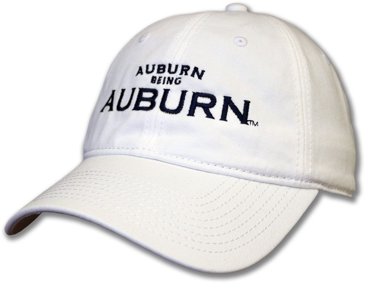 The Game Adult Auburn Tigers White Adjustable Hat product image