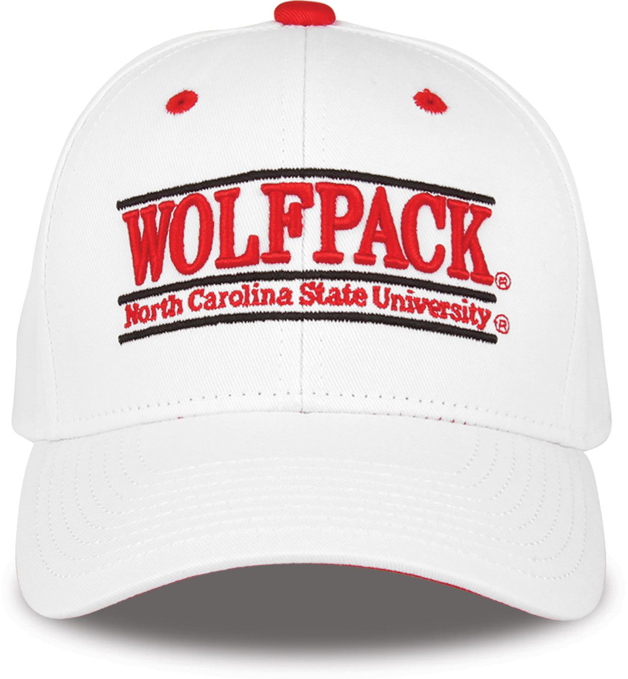 The Game Adult North Carolina State Wolfpack White Nickname Adjustable Hat product image