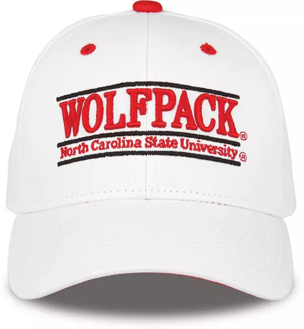 The Game NC State Wolfpack White Classic Bar Adjustable Hat