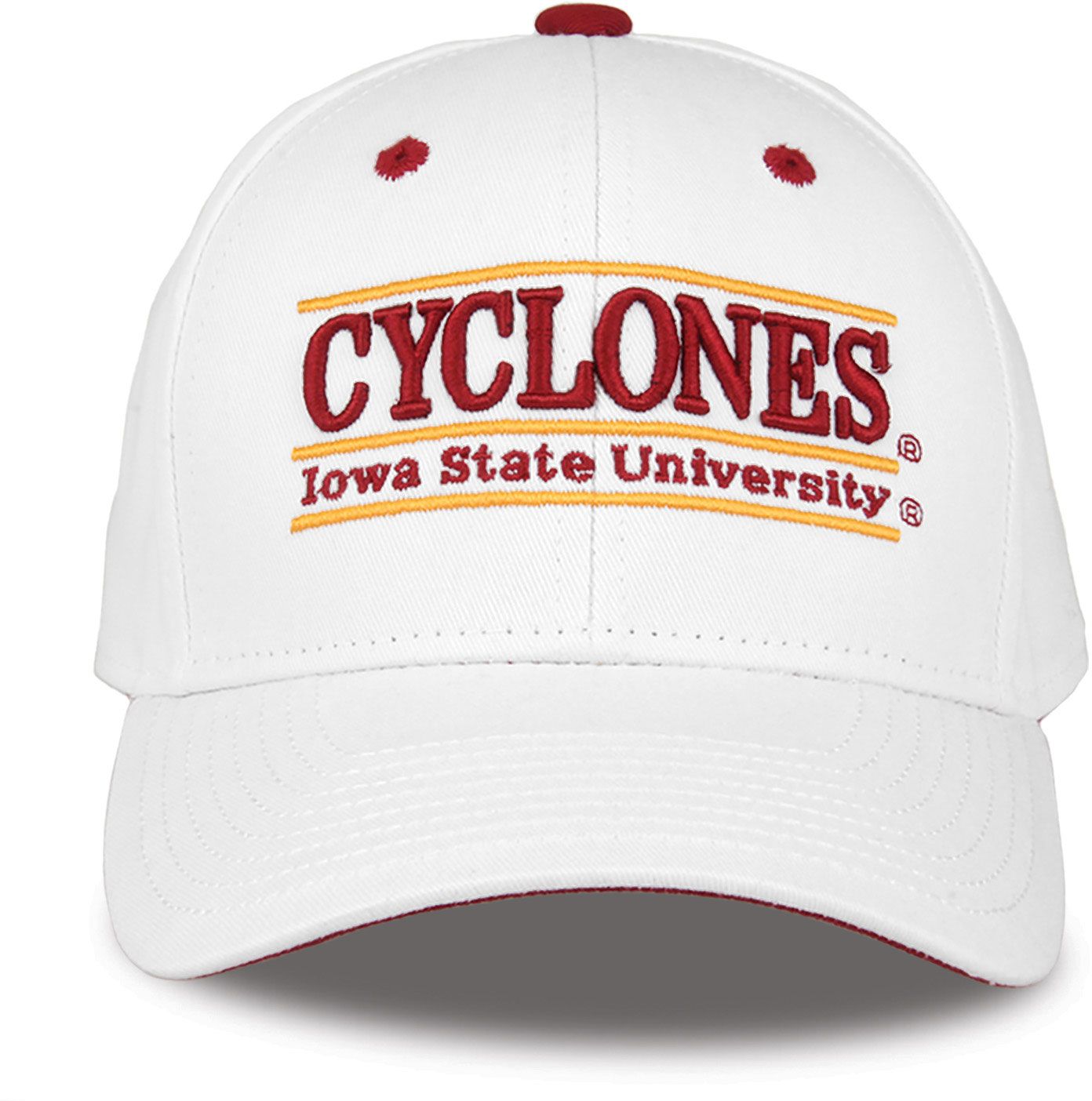 The Game Adult Iowa State Cyclones White Nickname Adjustable Hat product image