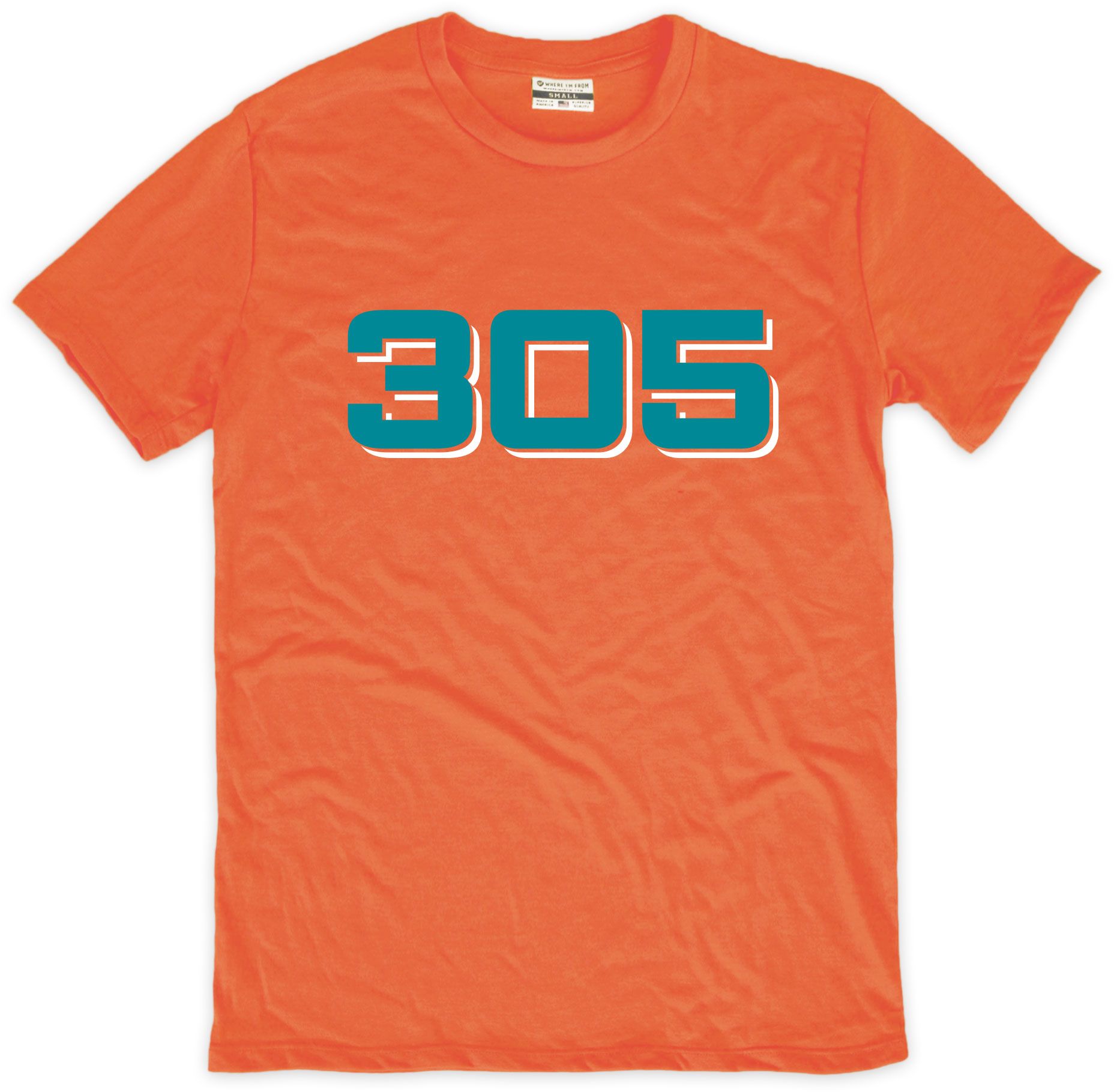 Where I'm From Adult Miami 305 T-Shirt