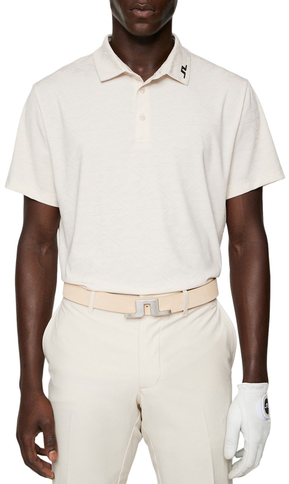 J.Lindeberg Men's Bison Regular Jacquard Golf Polo product image
