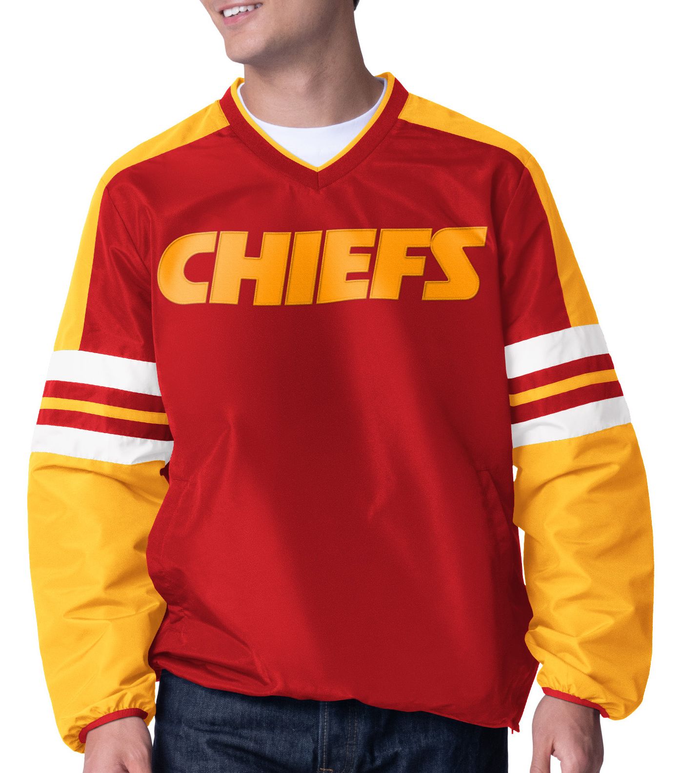 Red pullover jacket sales