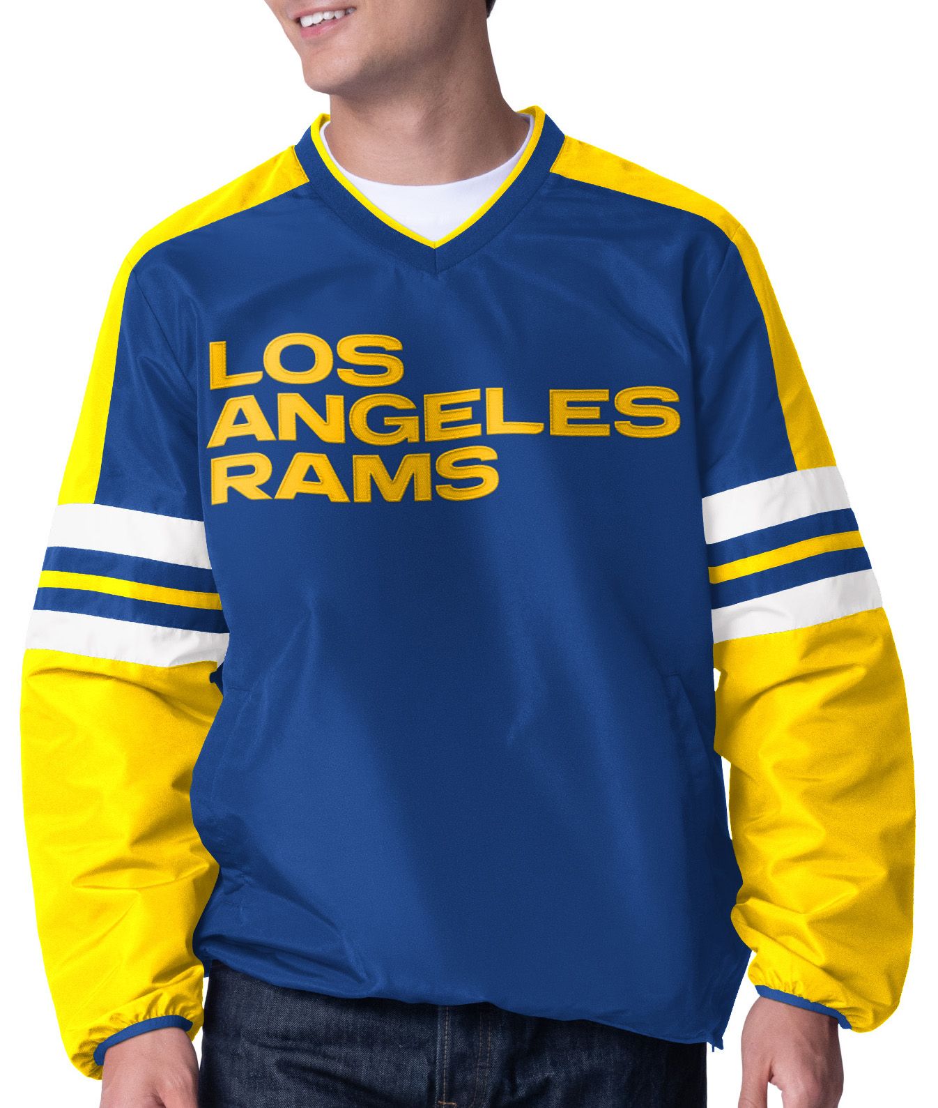 GIII Men's Los Angeles Rams Heat Blue Jacket Dick's Sporting Goods