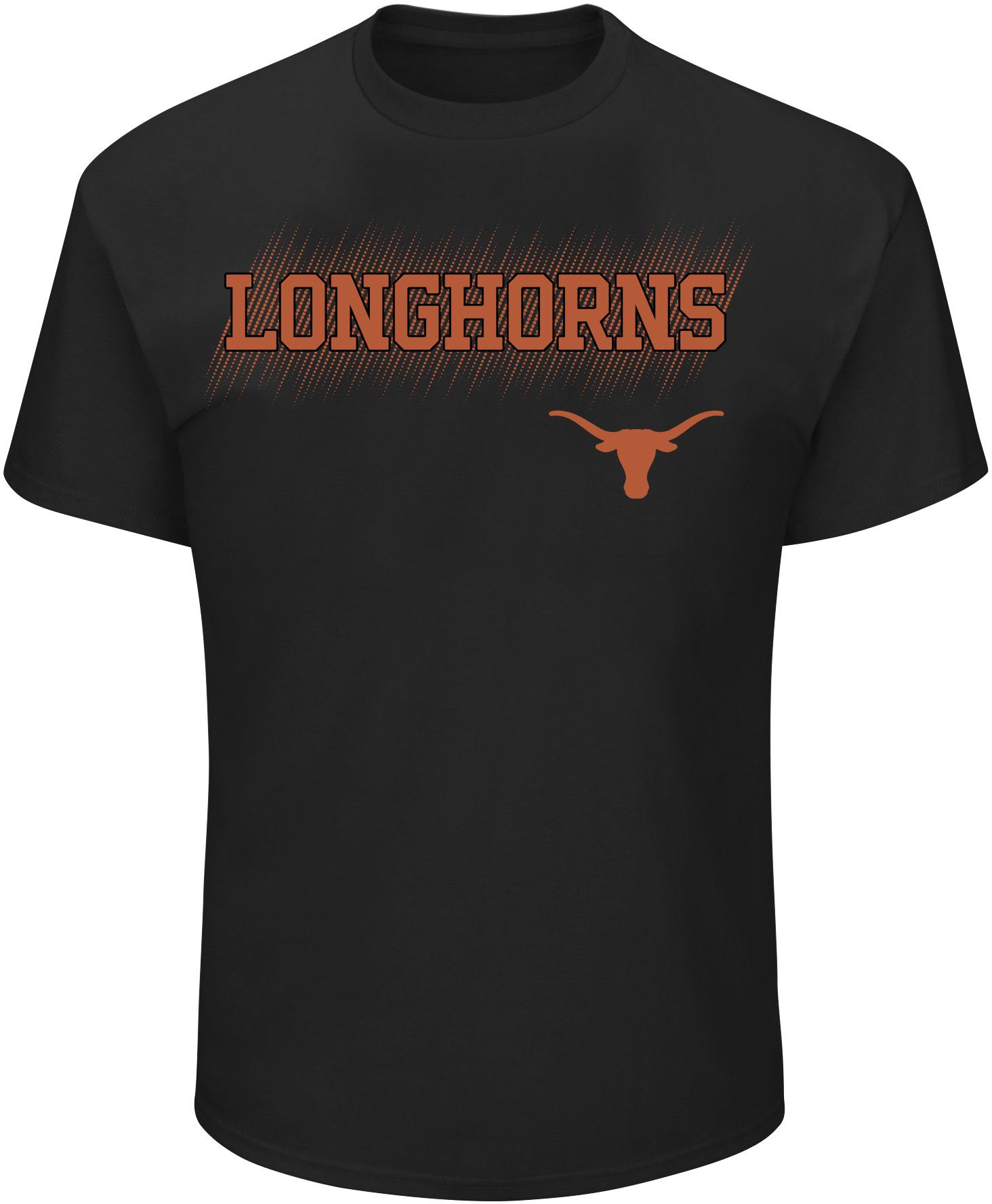 Profile Varsity Men's Big & Tall Texas Longhorns Black Pop T-Shirt product image
