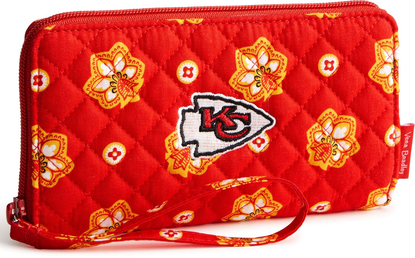 Vera Bradley Kansas City Chiefs Front Zip RFID Wristlet product image