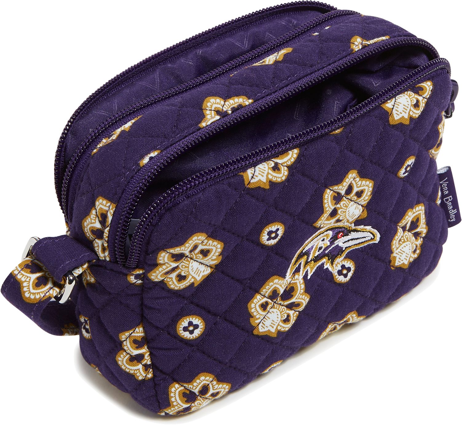 Vera Bradley Baltimore Ravens All In One RFID Crossbody Small Stadium Bag product image
