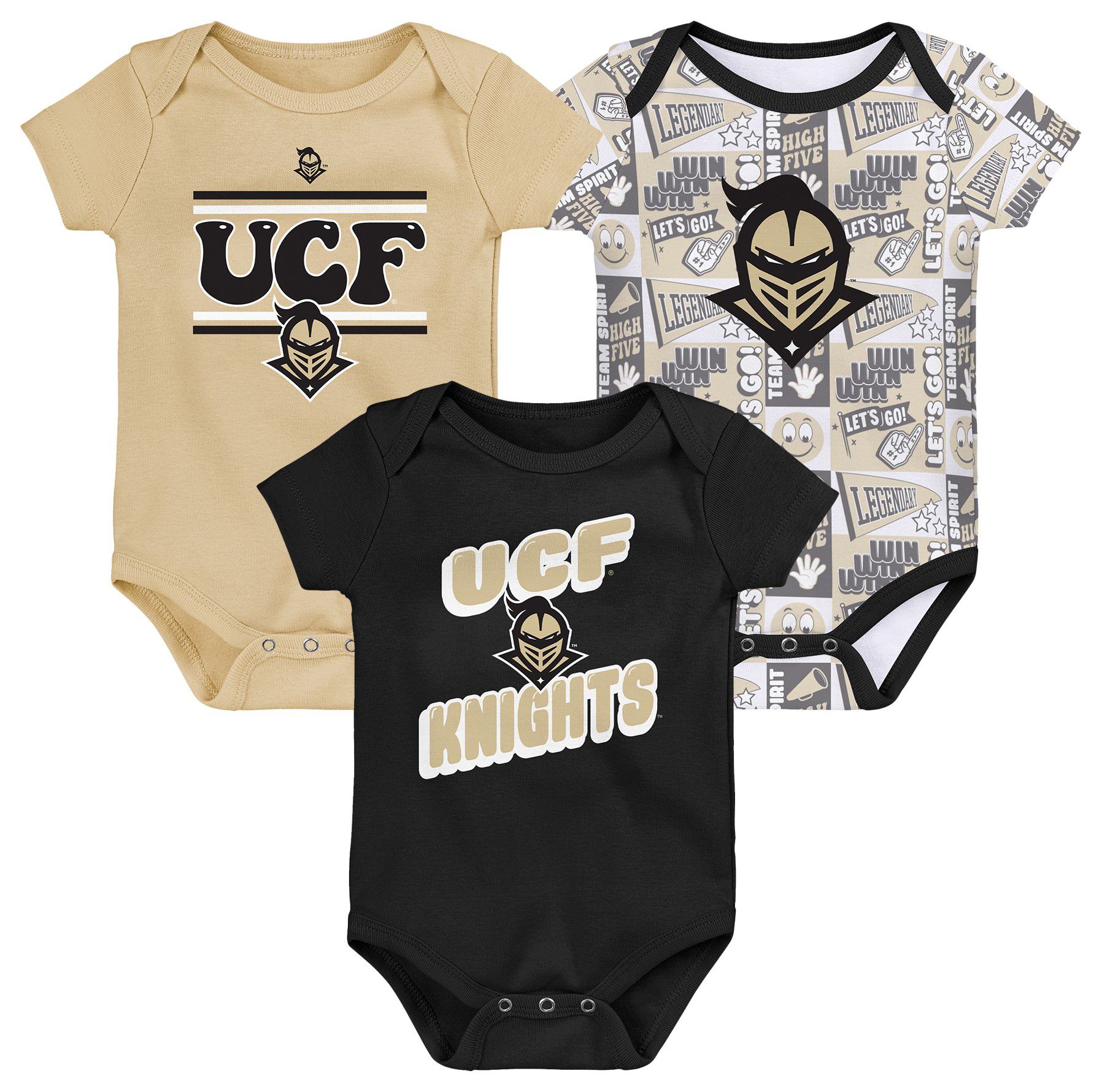 Gen2 Infant UCF Knights Comics 3-Piece Creeper Set product image