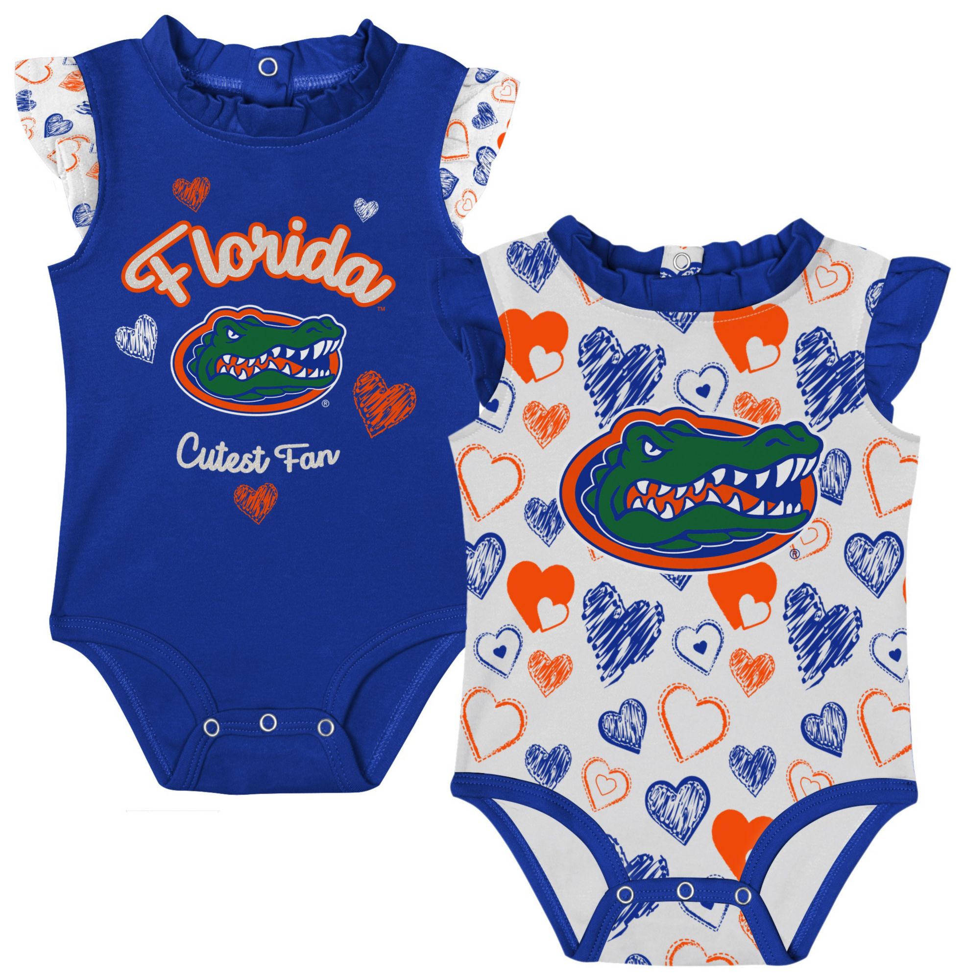 Gen2 Infant Florida Gators Hearts 2-Piece Creeper Set product image