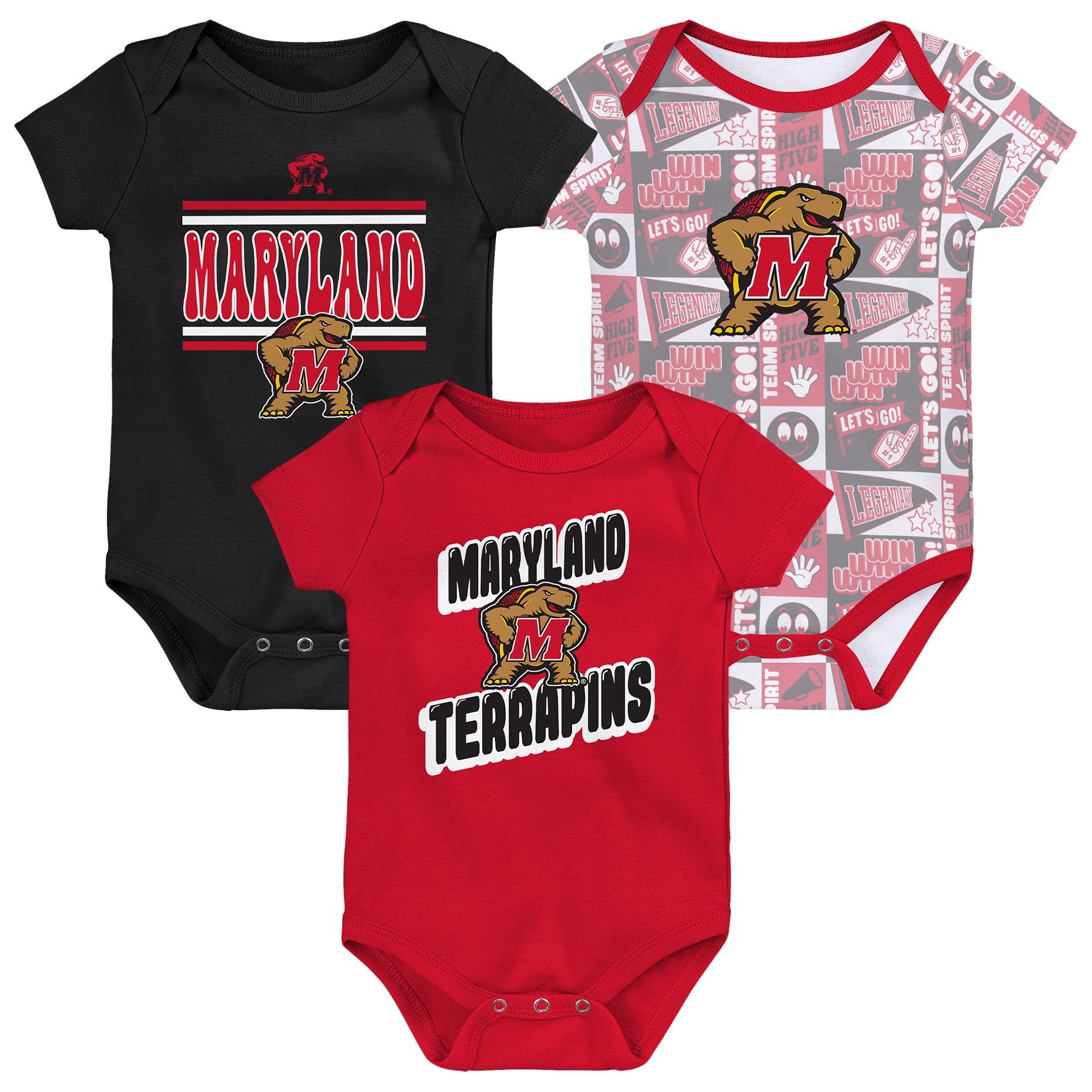 Gen2 Infant Maryland Terrapins Comics 3-Piece Creeper Set product image