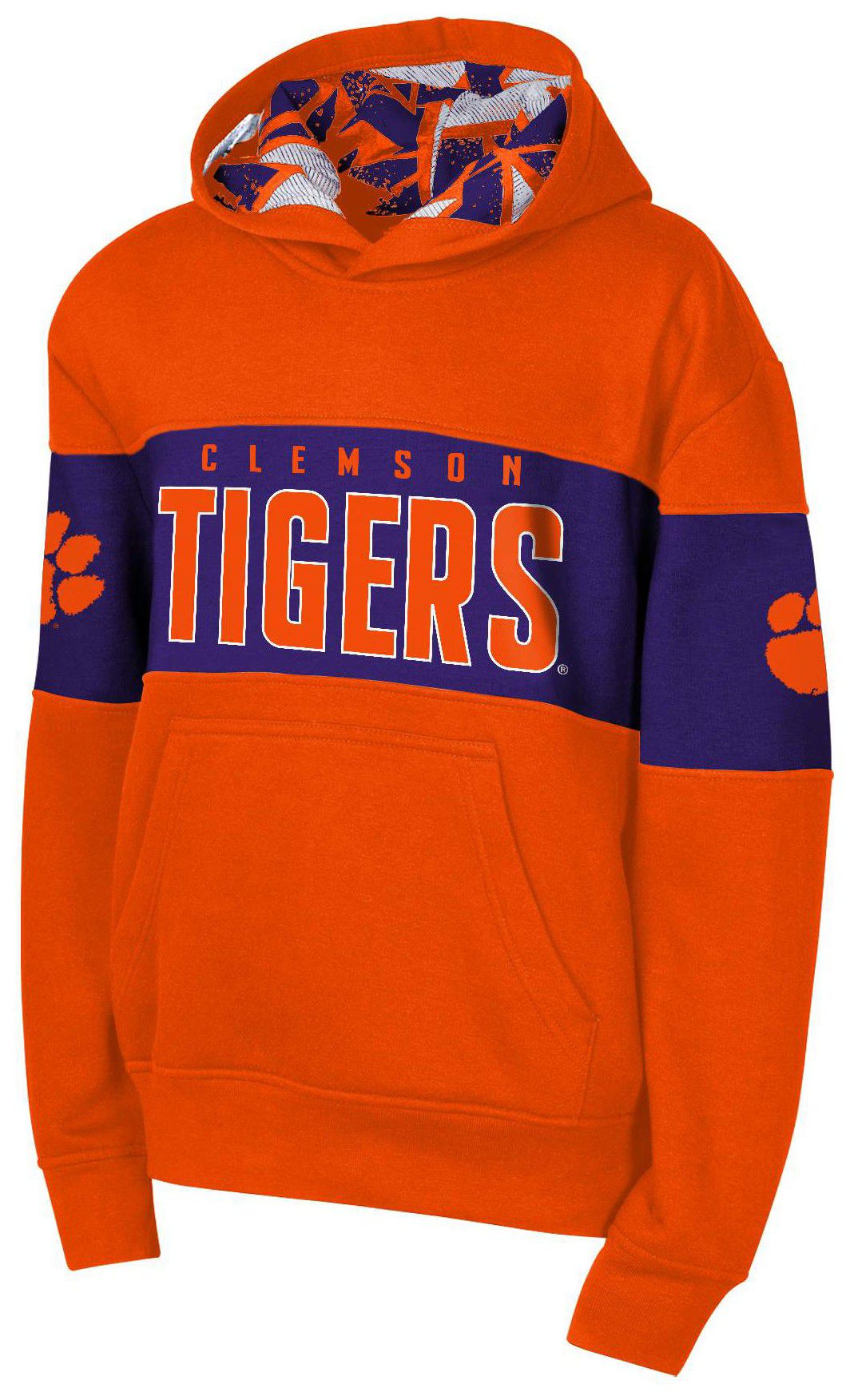 Gen2 Youth Clemson Tigers Orange Red Zone Pullover Hoodie product image