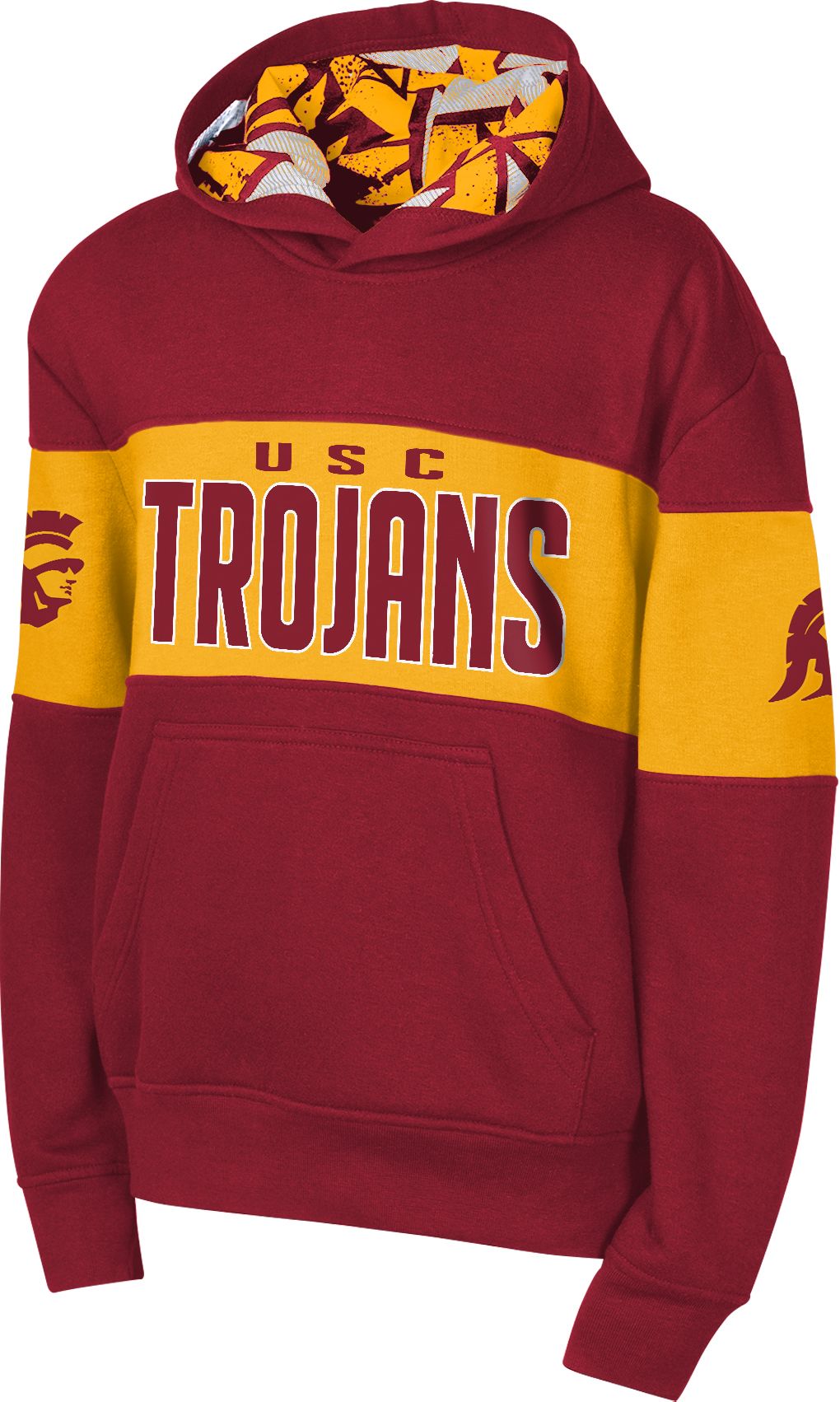 Gen2 Youth USC Trojans Dark Red Red Zone Pullover Hoodie product image