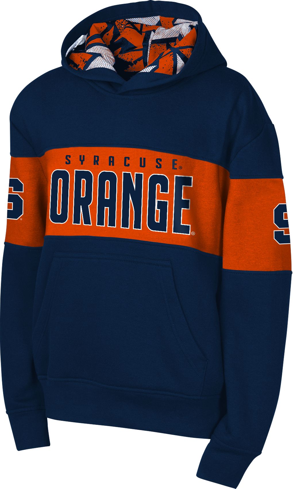 Gen2 Youth Syracuse Orange Navy Red Zone Pullover Hoodie product image