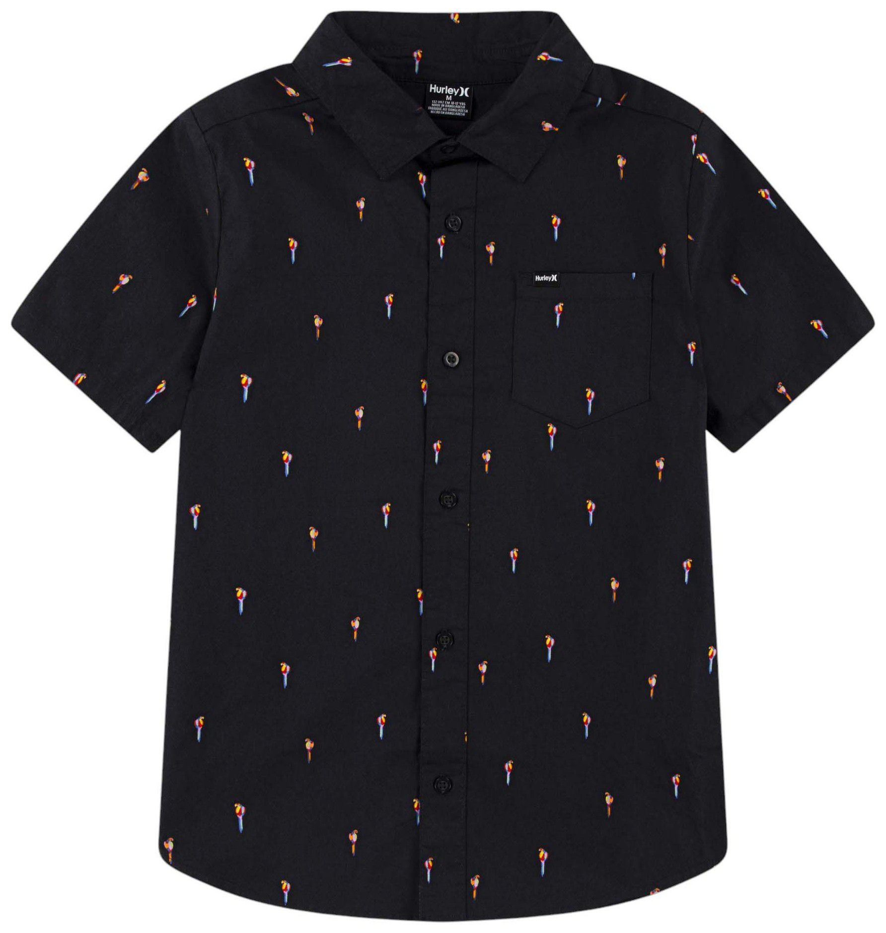 Hurley Boy's Printed Stretch Woven Short Sleeve Shirt product image