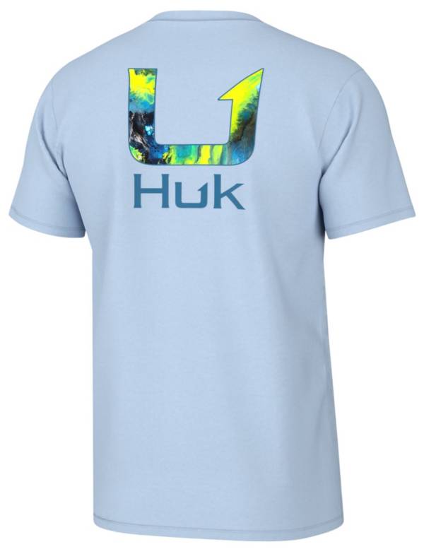 HUK Men's Mahi Fill Back Short Sleeve T-Shirt