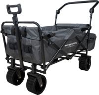WonderFold S3 Push and Pull Outdoor Folding Wagon with Canopy
