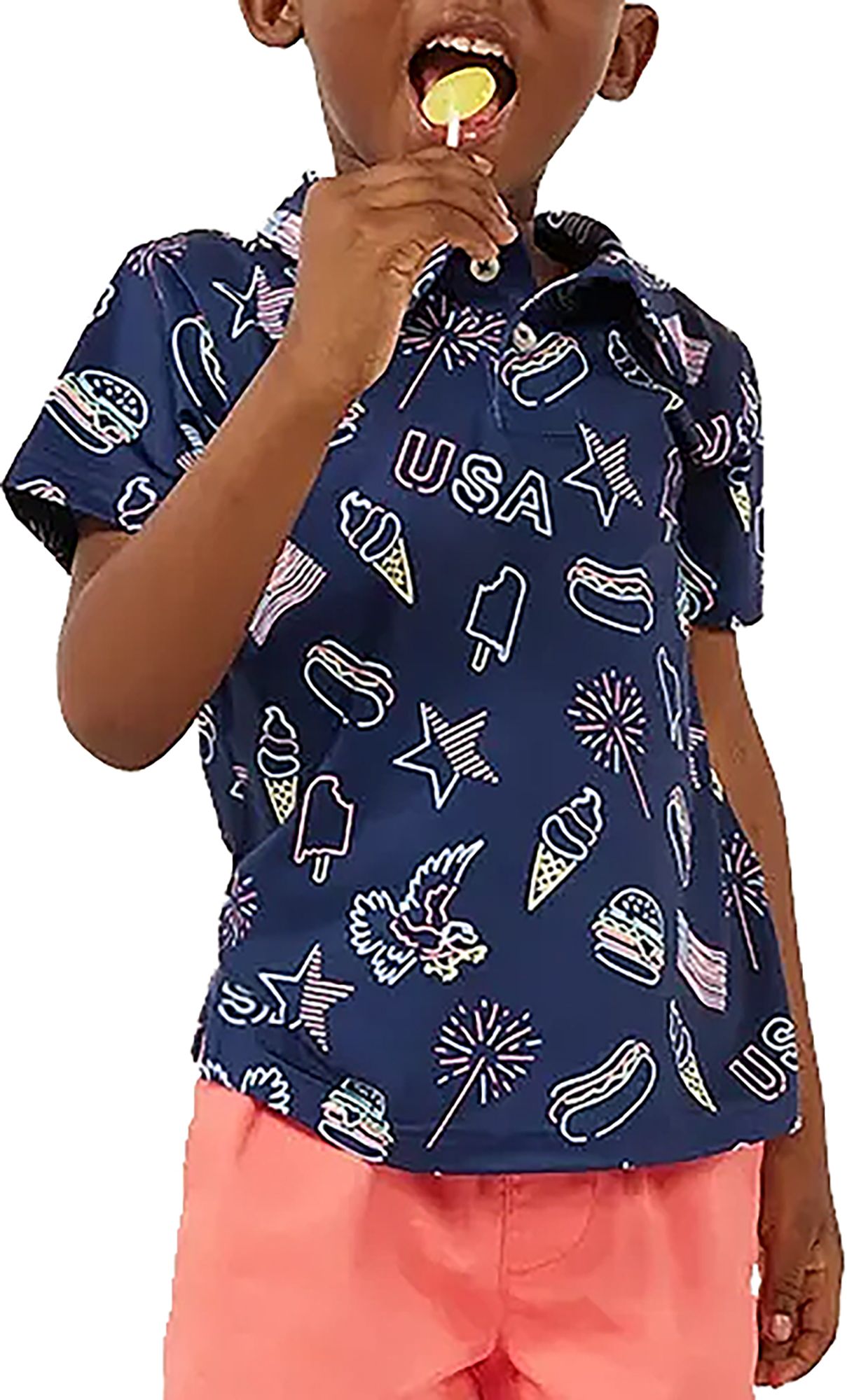 Boys Performance Polo | Coastline Leaf