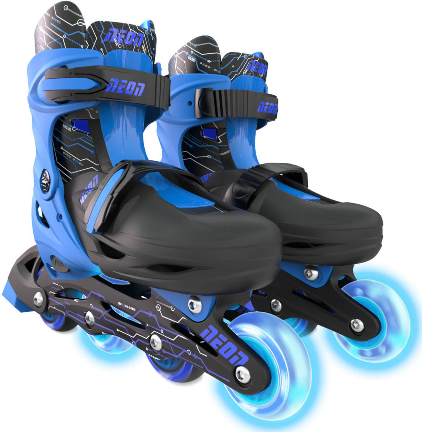 Bauer kids skates size 3 Blue top roller skates