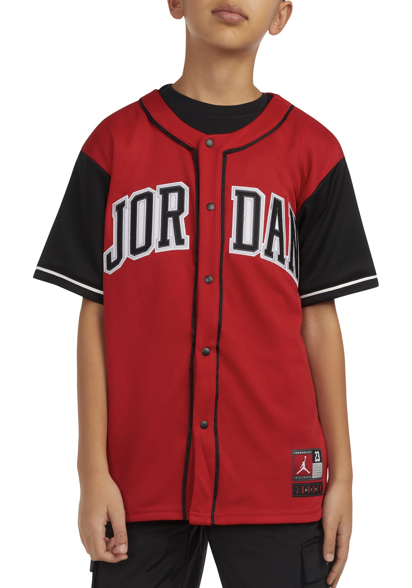 Kids Jordan factory Baseball Jersey