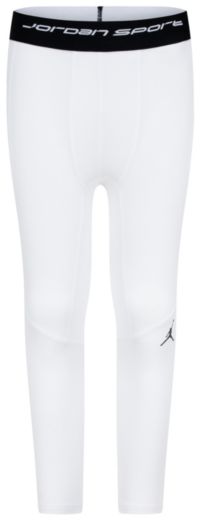 Jordan Dri Fit Mj Sport Big Kids Compression Tights White