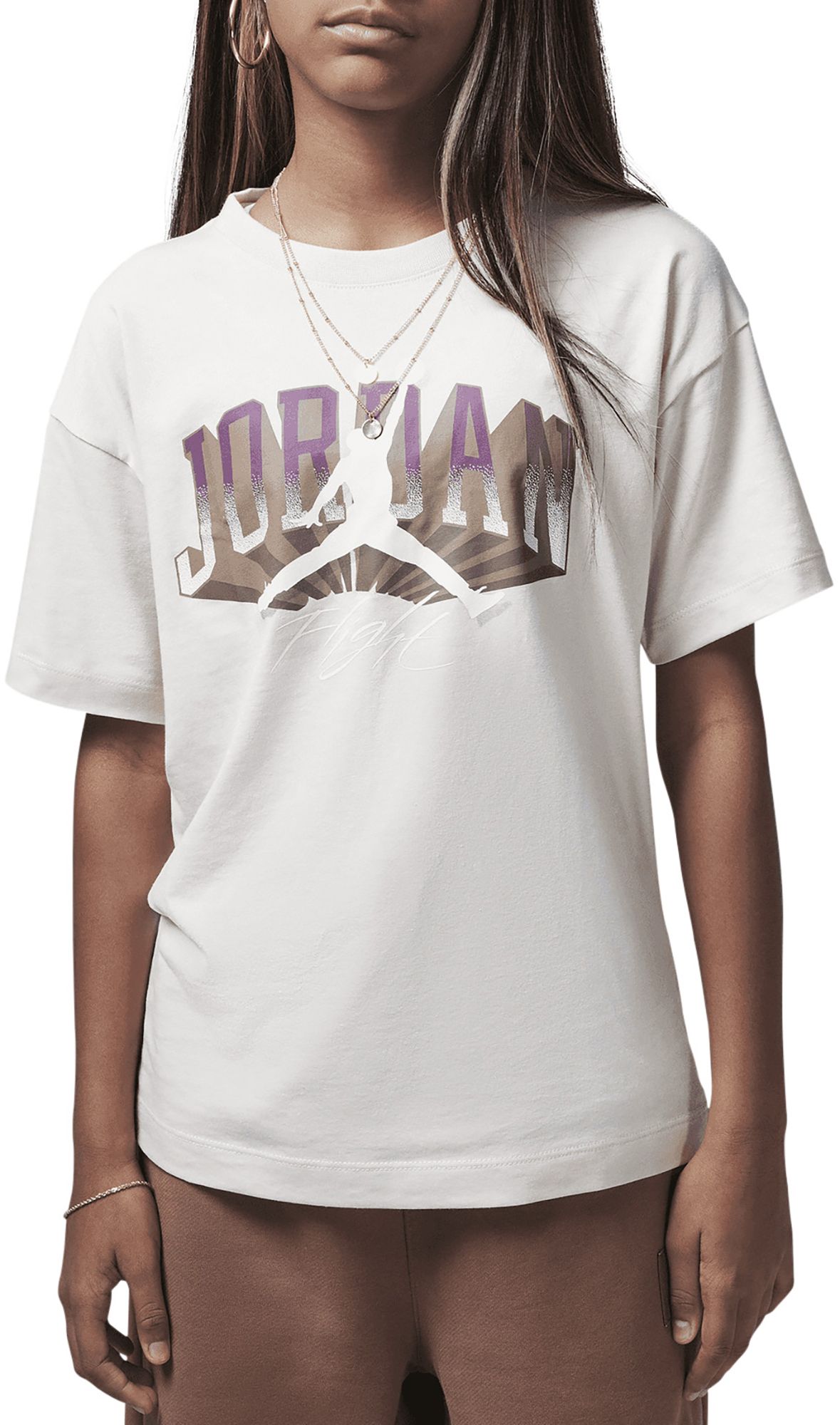 Jordan Girls' Jumpman Push Through Graphic T-Shirt product image