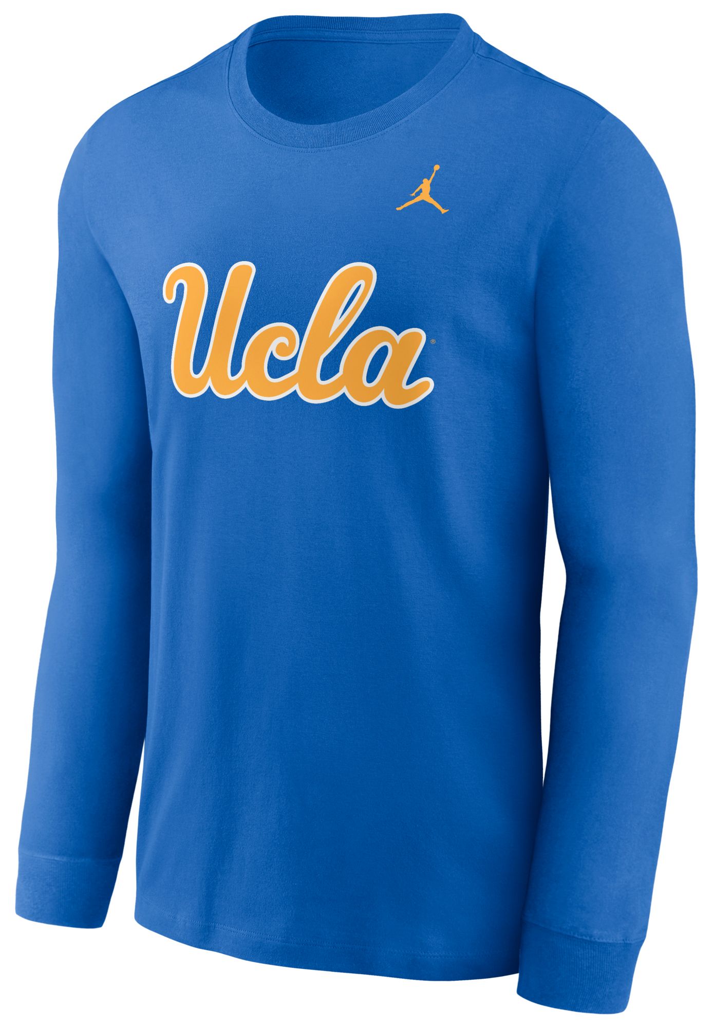 Jordan Men's UCLA Bruins True Blue Core Cotton Logo Long Sleeve T-Shirt product image