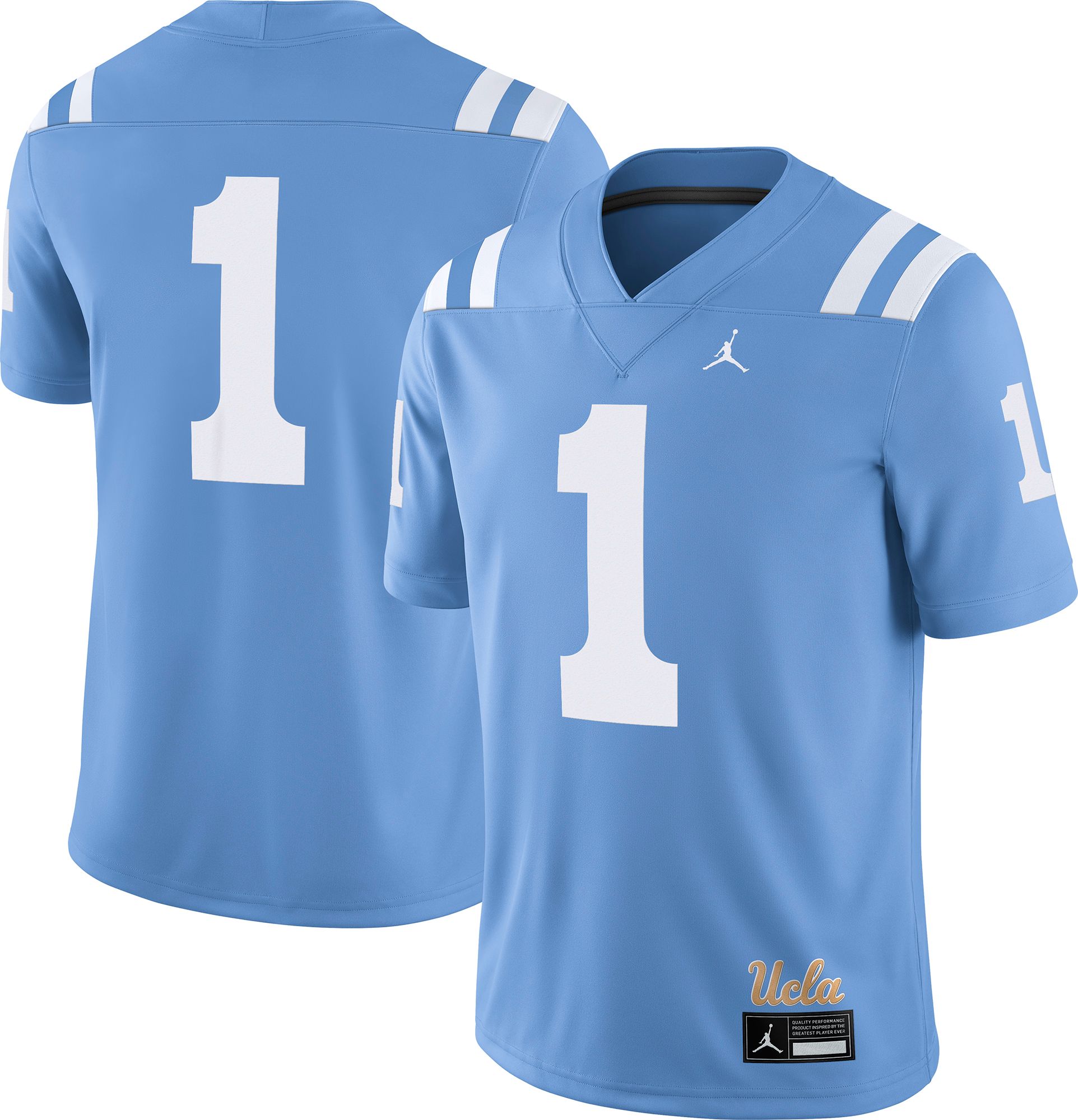 Jordan Men's UCLA Bruins #1 True Blue Dri-FIT Replica Football Game Jersey product image