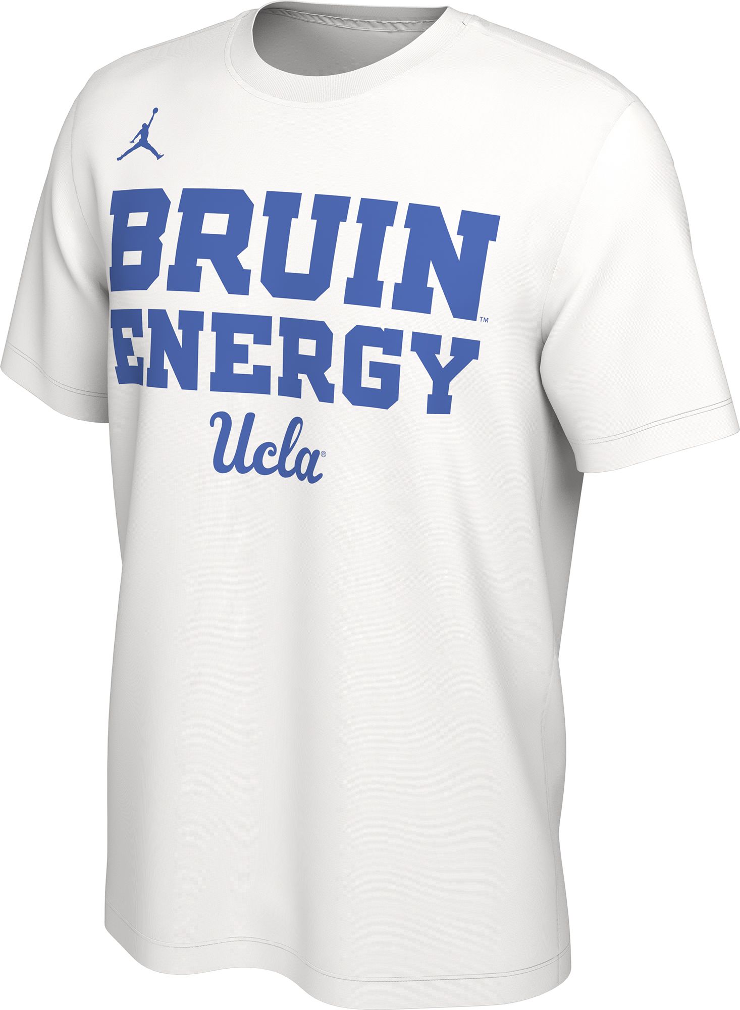 Jordan Men's UCLA Bruins White Dri-FIT 'Energy' Bench T-Shirt