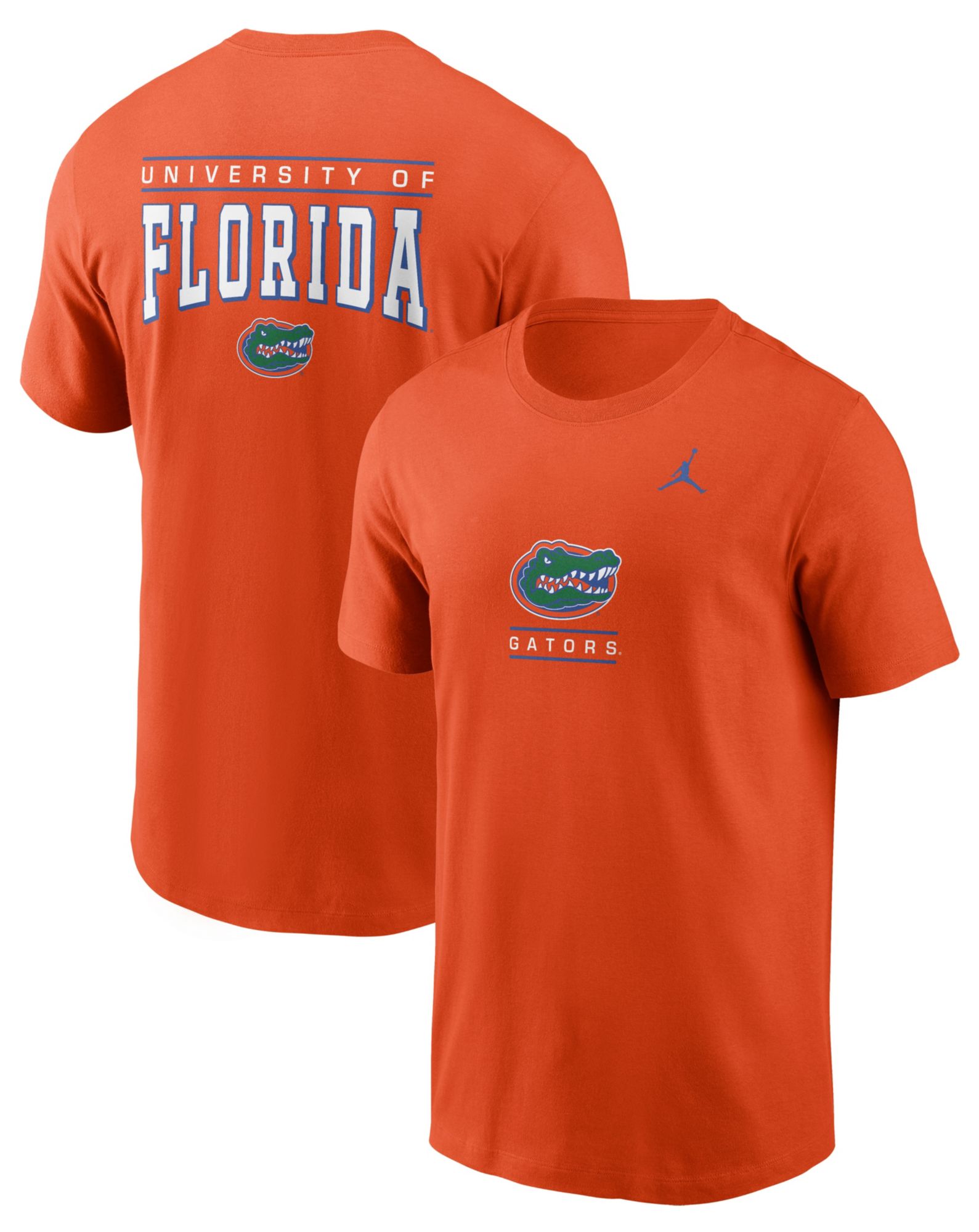 Nike Men's Florida Gators Orange Core Cotton Double Hit Logo T-Shirt product image