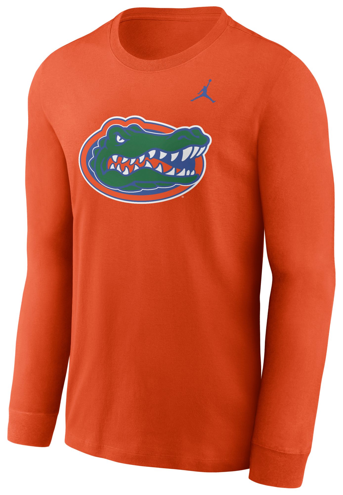Jordan Men's Florida Gators Orange Core Cotton Logo Long Sleeve T-Shirt product image