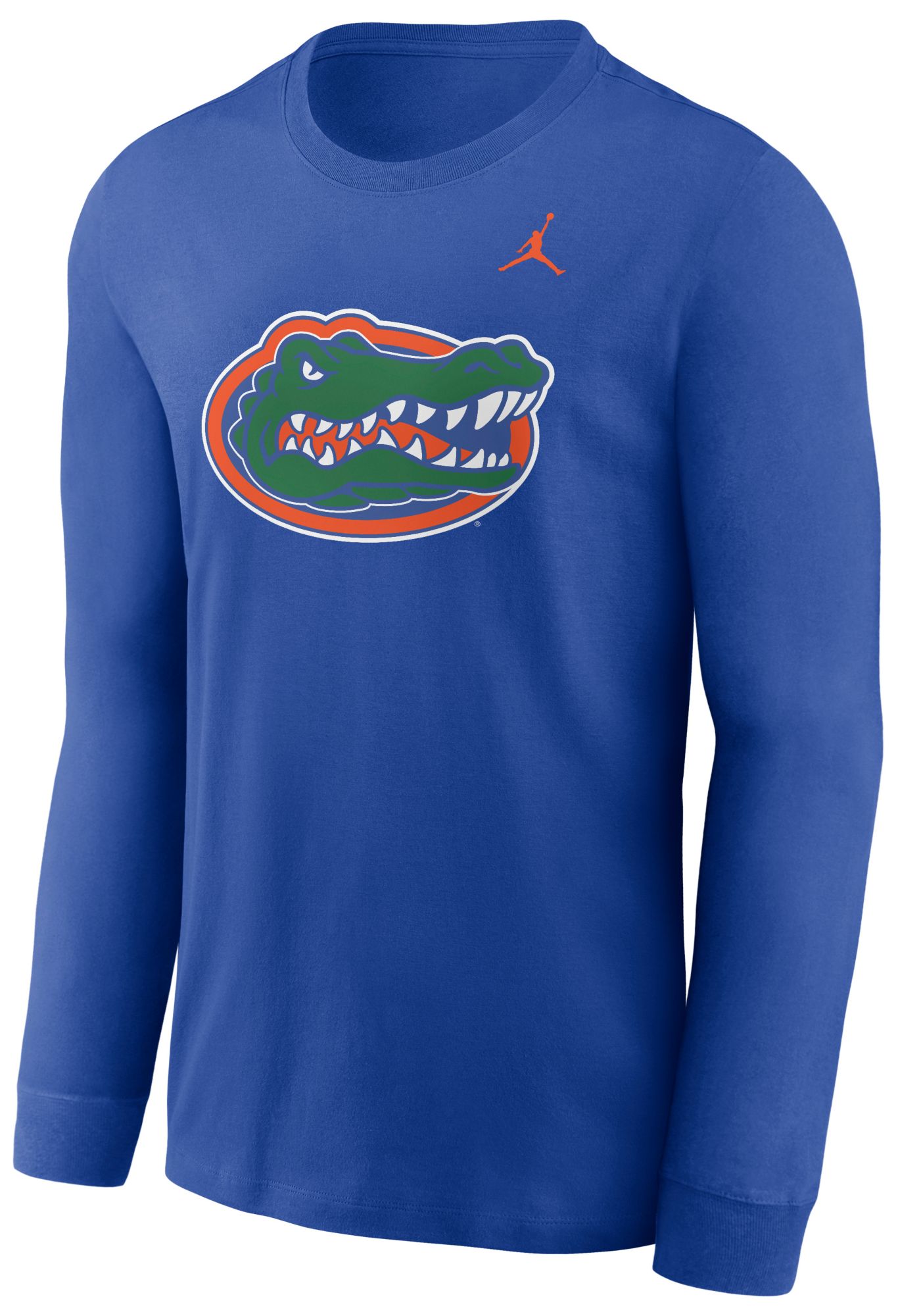 Nike Men's Florida Gators Blue Core Cotton Logo Long Sleeve T-Shirt product image