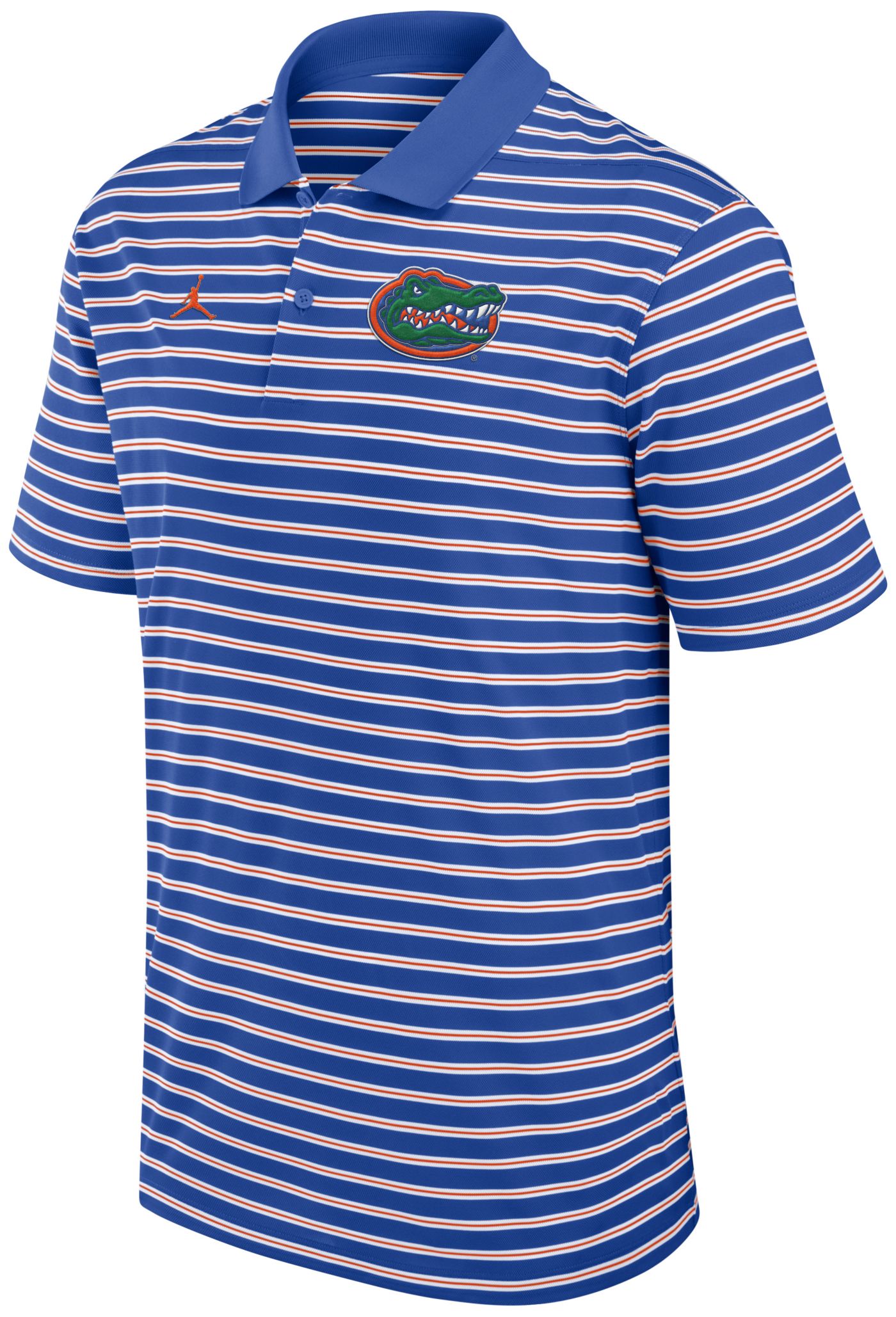 Nike Men s Florida Gators Blue Dri FIT Victory Striped Polo Dick s Sporting Goods