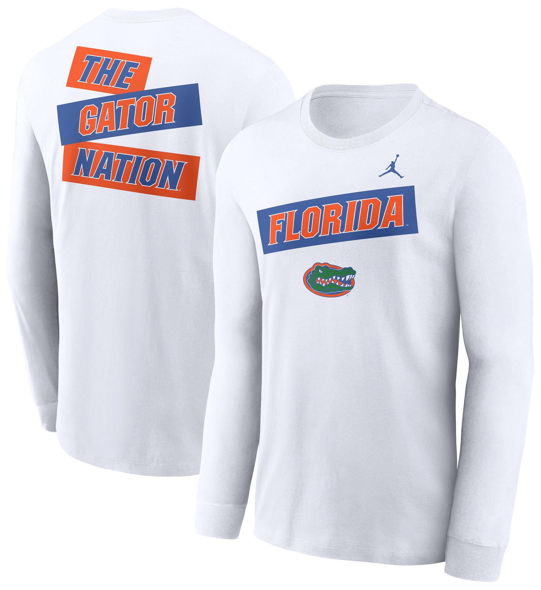 Jordan Adult Florida Gators 2Sided White Long Sleeve T-Shirt product image
