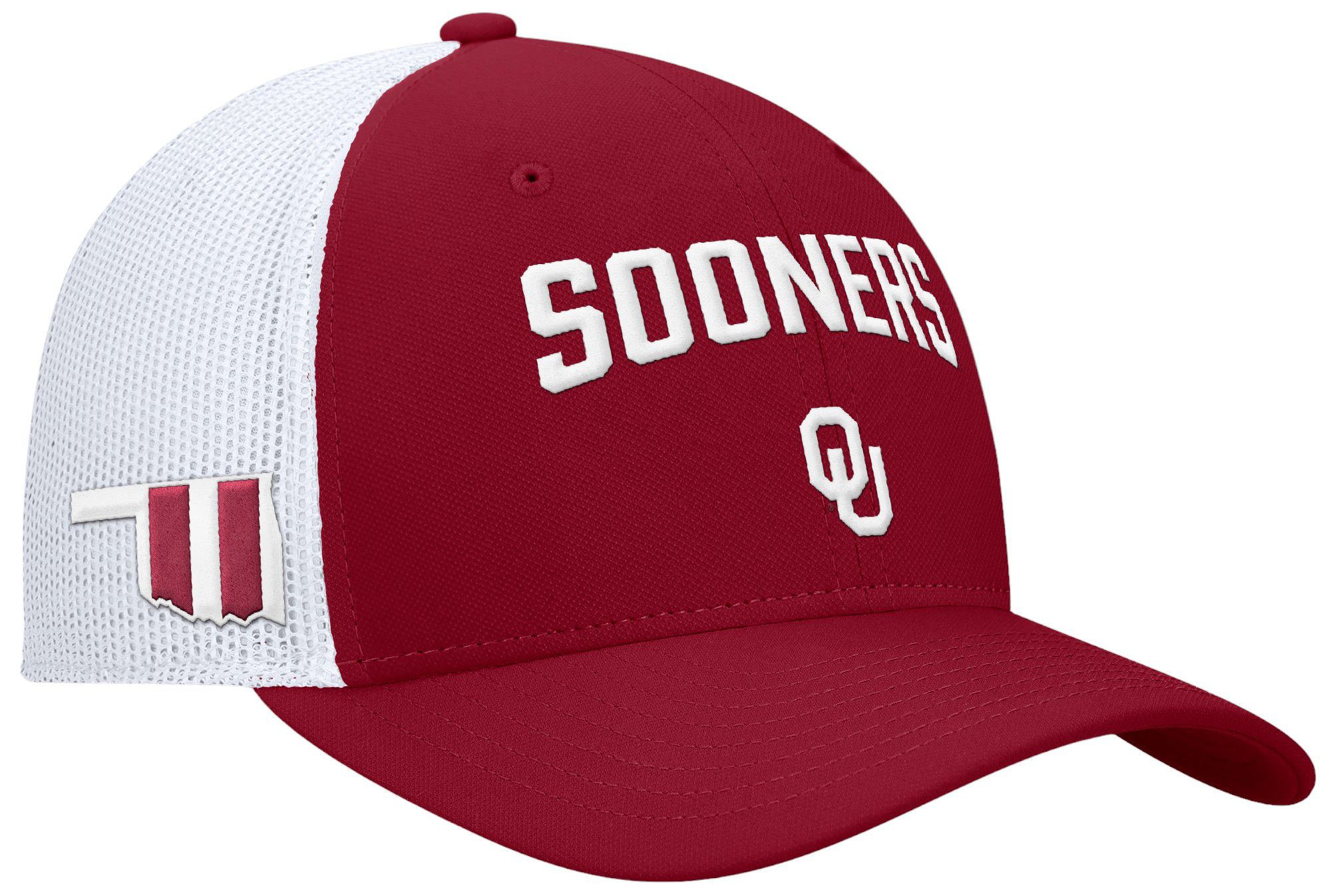 Jordan Men's Oklahoma Sooners Crimson Rise Adjustable Trucker Hat product image