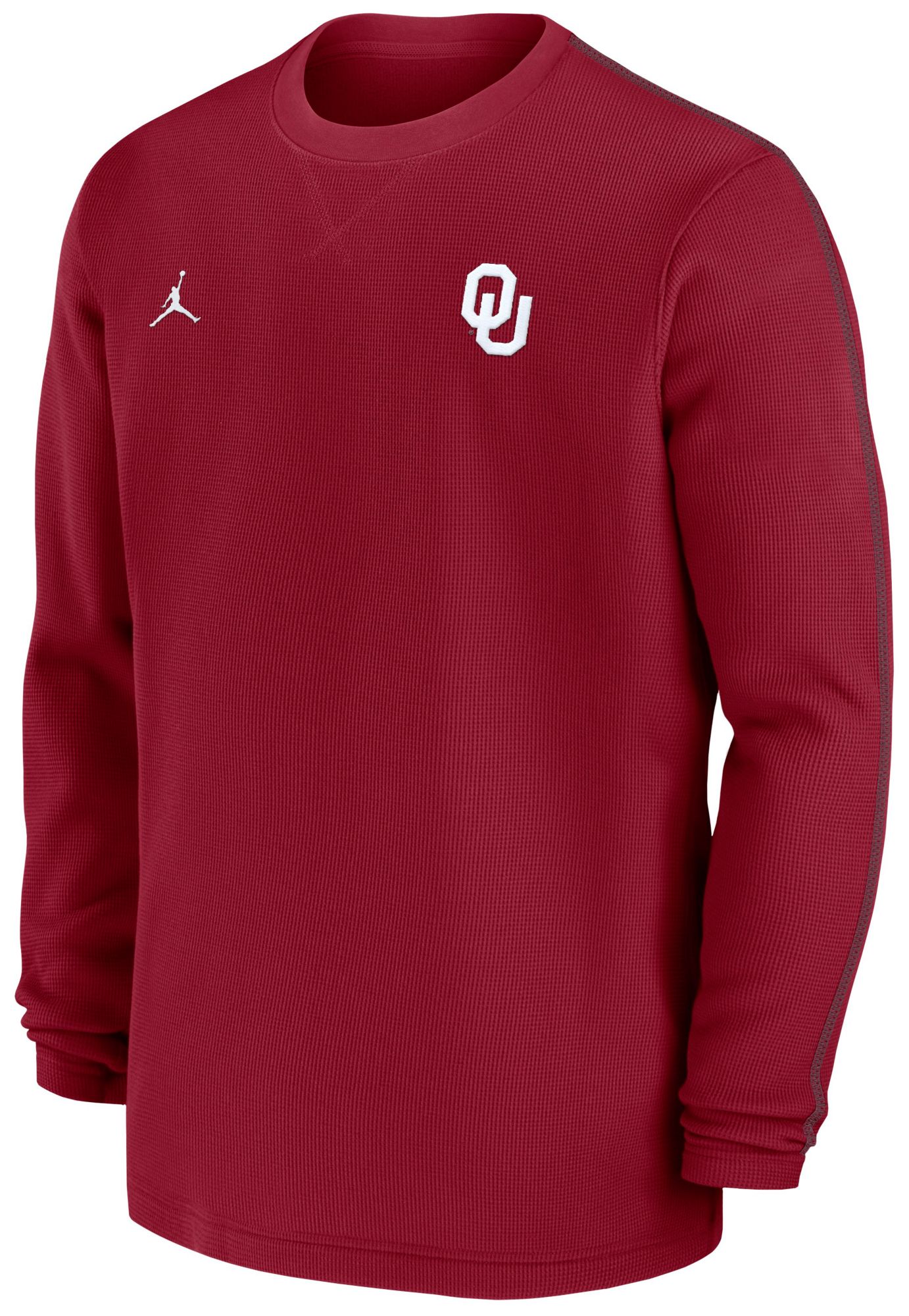 Nike Men's Oklahoma Sooners Crimson UV Coach Long Sleeve T-Shirt product image