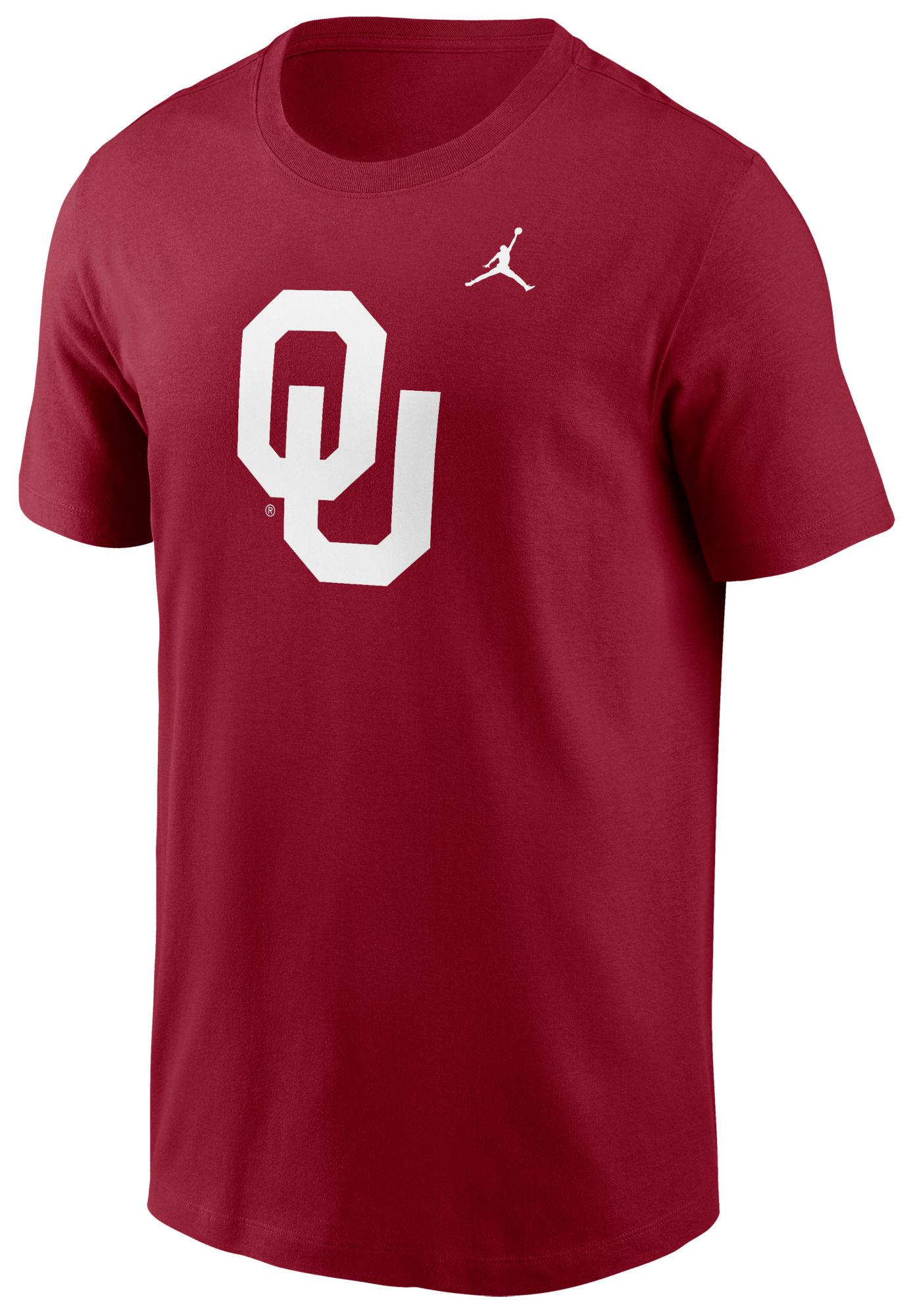 Nike Men's Oklahoma Sooners Crimson Core Cotton Logo T-Shirt product image
