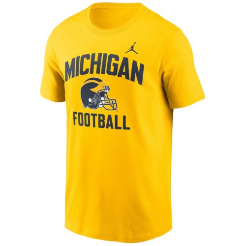 Jordan Men's Michigan Wolverines Blue Legend Logo T-Shirt | Dick's