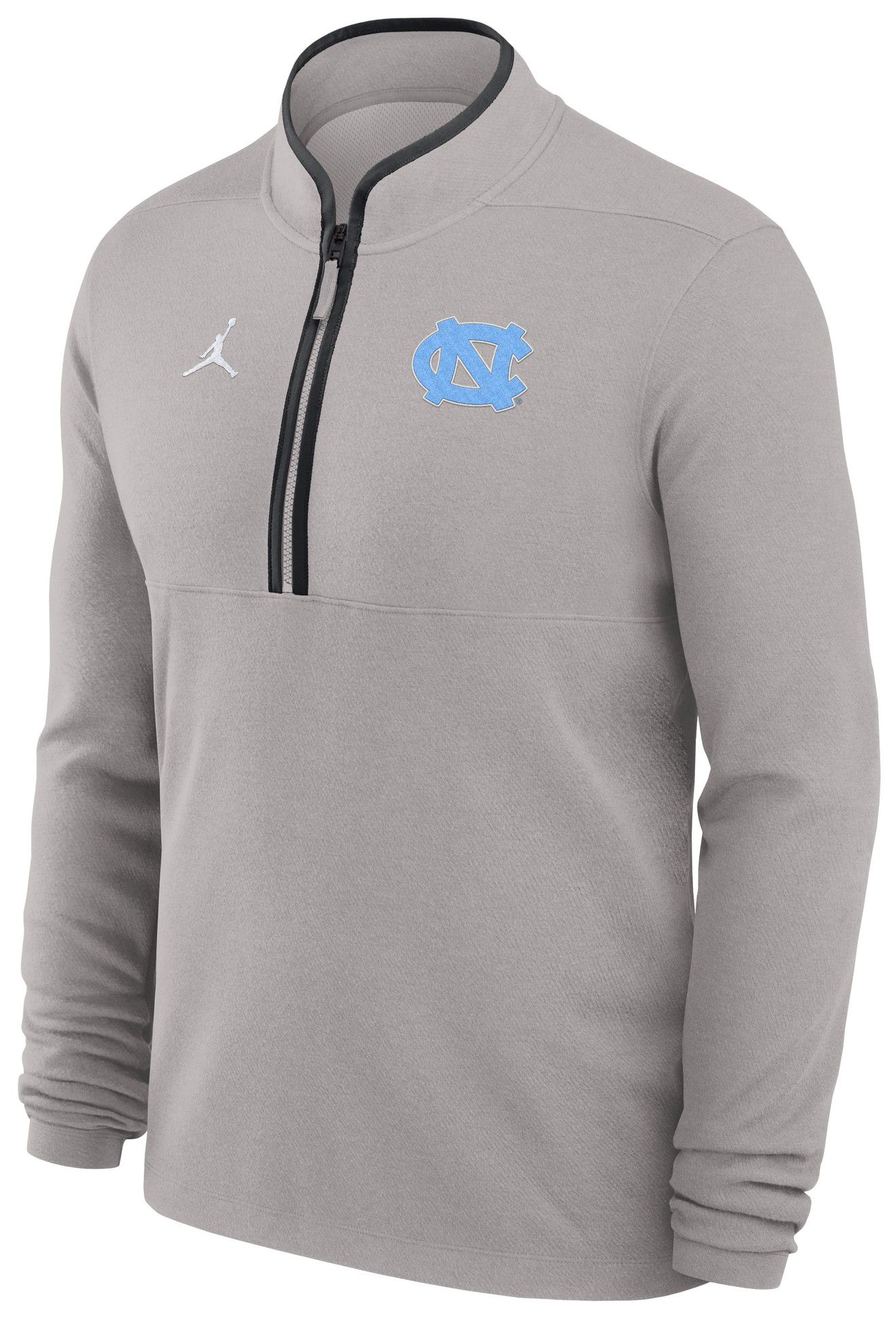 Jordan Adult North Carolina Tar Heels Victory Pewter Grey 1/2 Zip Sweater product image