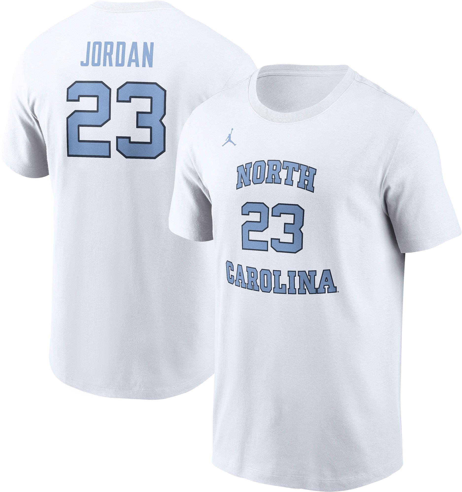 Jordan Men's North Carolina Tar Heels Michael Jordan #23 White Jersey T-Shirt product image