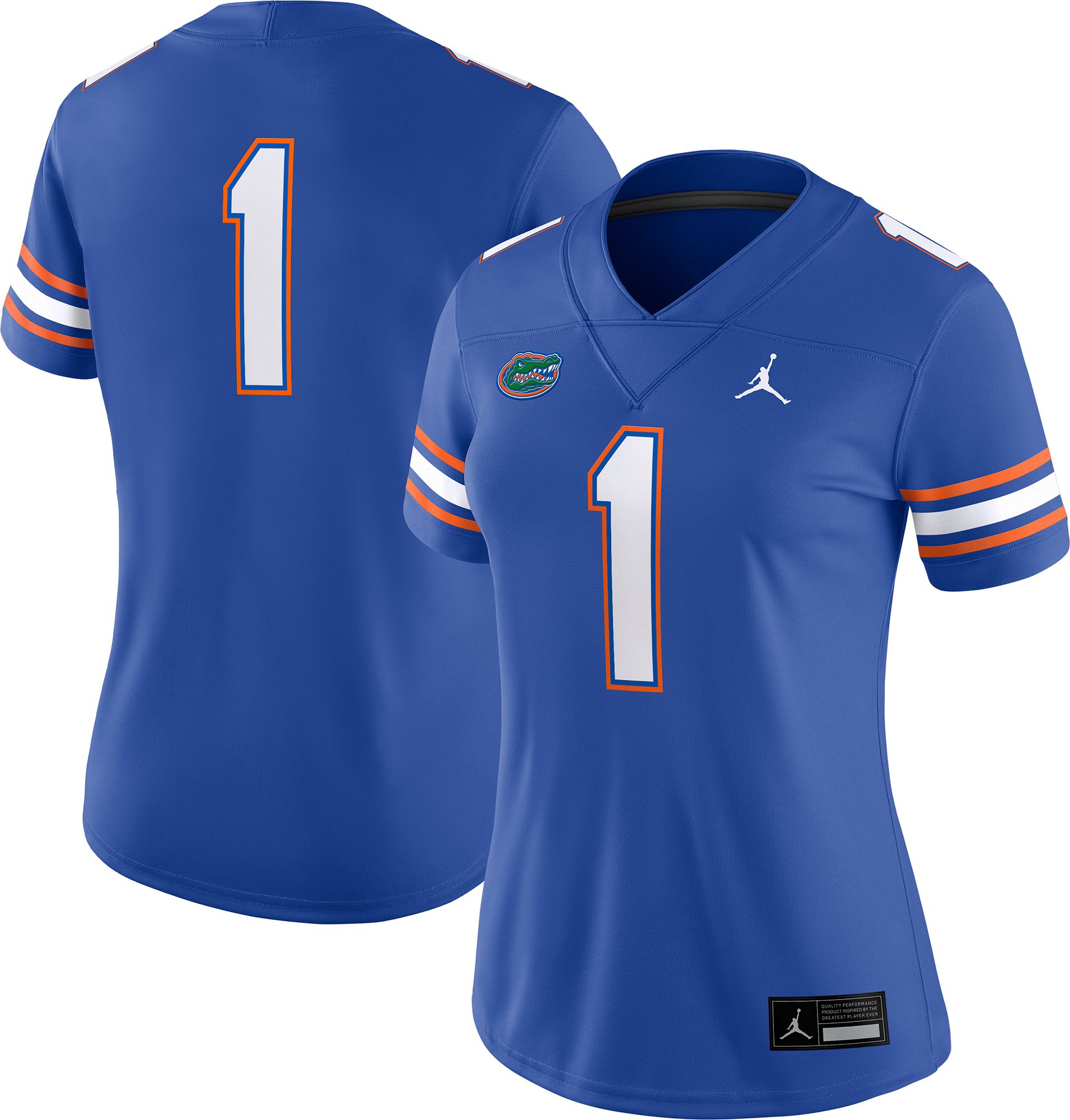 Jordan Women's Florida Gators #1 Blue Dri-FIT Replica Football Game Jersey product image